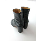 Margiela メゾンマルジェラ 足袋 ブーツ  靴  レザー 38 ヒール 8cm 黒 ブラック 【中古】