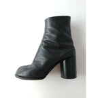 Margiela メゾンマルジェラ 足袋 ブーツ  靴  レザー 38 ヒール 8cm 黒 ブラック 【中古】
