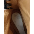 Margiela メゾンマルジェラ 足袋 ブーツ  靴  レザー 38 ヒール 8cm 黒 ブラック 【中古】