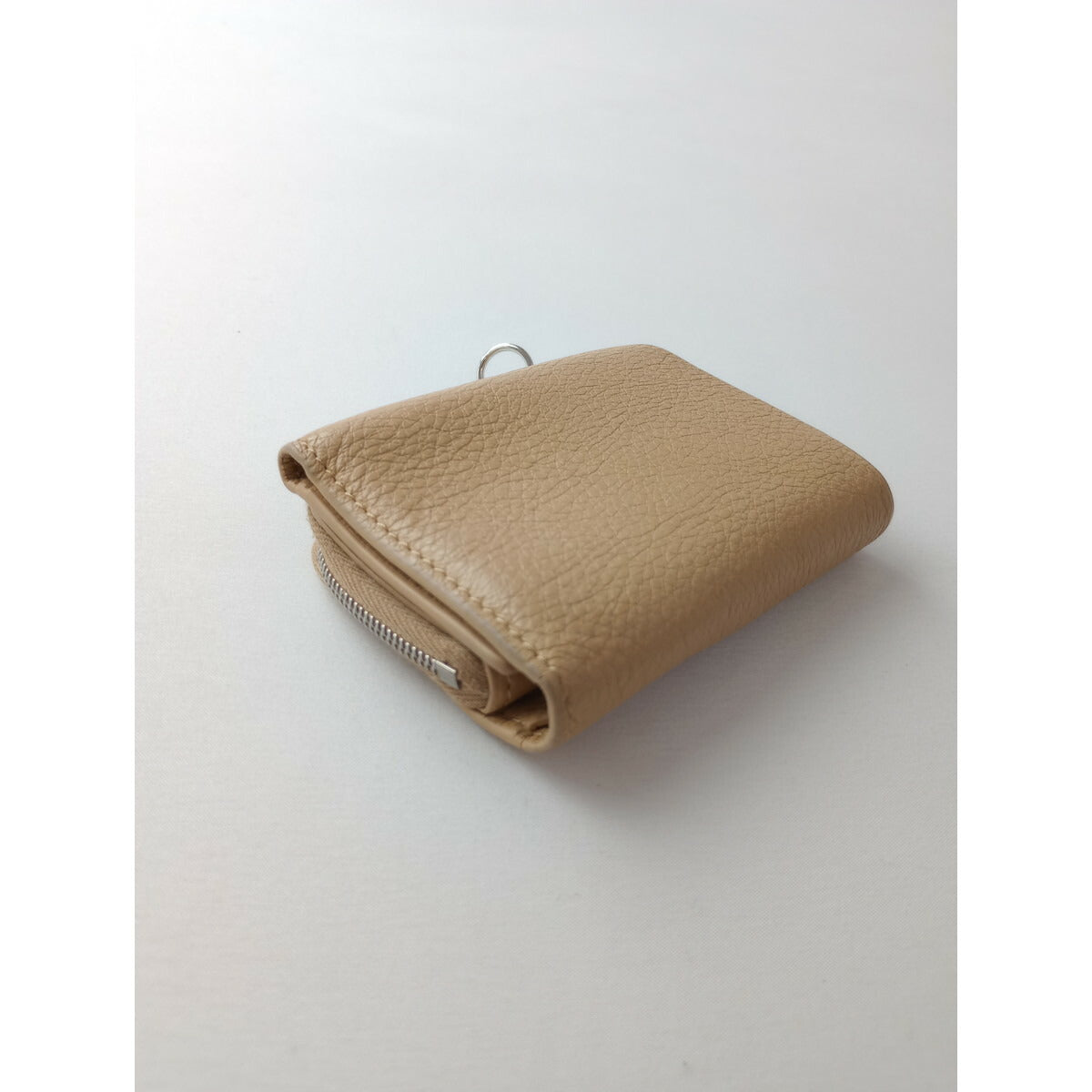 Aeta アエタ WALLET TYPE A MINI レザー ミニ ウォレット 財布 ベージュ【中古】