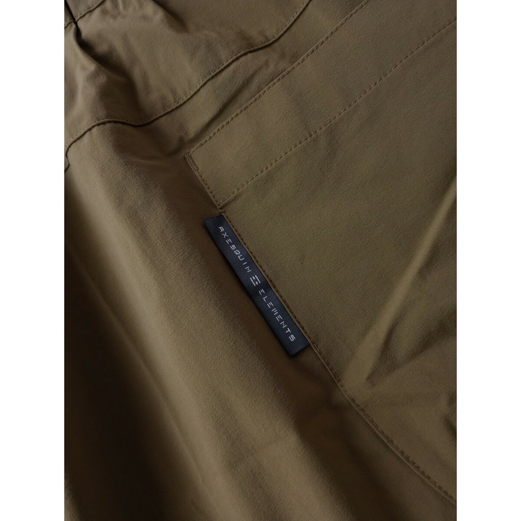 AXESQUIN ELEMENTS アクシーズ クインエレメンツ ソフト シェルの パンツ カーキ 三【中古】