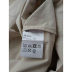AXESQUIN ELEMENTS アクシーズ クイン エレメンツ タスラン ナイロン の ロング 長袖 シャツ 羽織 ベージュ 三【中古】