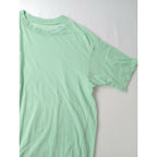ALWEL オルウェル コットン 綿 100％ 半袖Tシャツ 半袖 カットソー トップス エメラルドグリーン【中古】