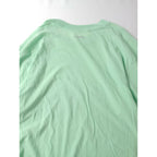 ALWEL オルウェル コットン 綿 100％ 半袖Tシャツ 半袖 カットソー トップス エメラルドグリーン【中古】