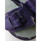 トリッペン trippen ハラコ サンダル パープル 紫 靴 【中古】