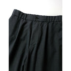 ATON エイトン WOOL TROPICAL テーパードイージーパンツ ユニセックス 02 グレー【中古】
