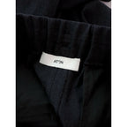 ATON エイトン WOOL TROPICAL テーパードイージーパンツ ユニセックス 02 グレー【中古】