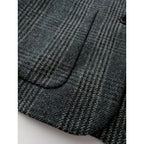 MARGARET HOWELL マーガレットハウエル LOVAT ウール 毛 100％ グレン チェック柄 テーラード ジャケット 長袖 グレー 2 【中古】