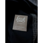 MARGARET HOWELL マーガレットハウエル LOVAT ウール 毛 100％ グレン チェック柄 テーラード ジャケット 長袖 グレー 2 【中古】
