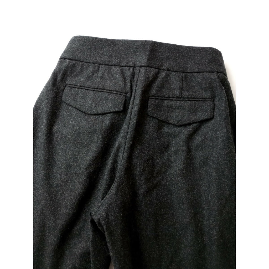 MARGARET HOWELL × FOX BROTHERS マーガレットハウエル フックスブラザーズ カシミヤ混 ウール パンツ グレー 1 (16M＋2598)【中古】