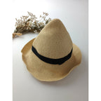 French Bull フレンチブル 帽子 ハット 麦わら帽子 黒 ブラック (16M＋3533)【中古】