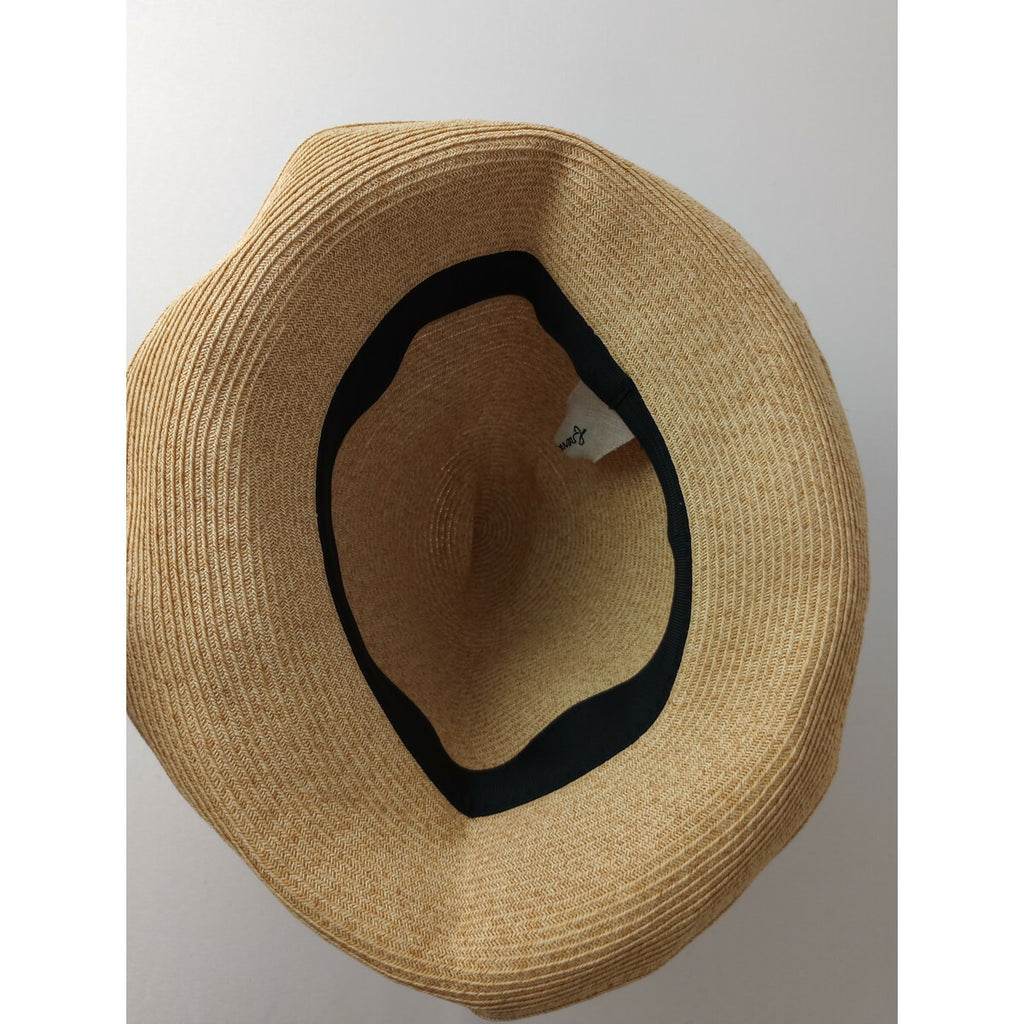 French Bull フレンチブル 帽子 ハット 麦わら帽子 黒 ブラック【中古】