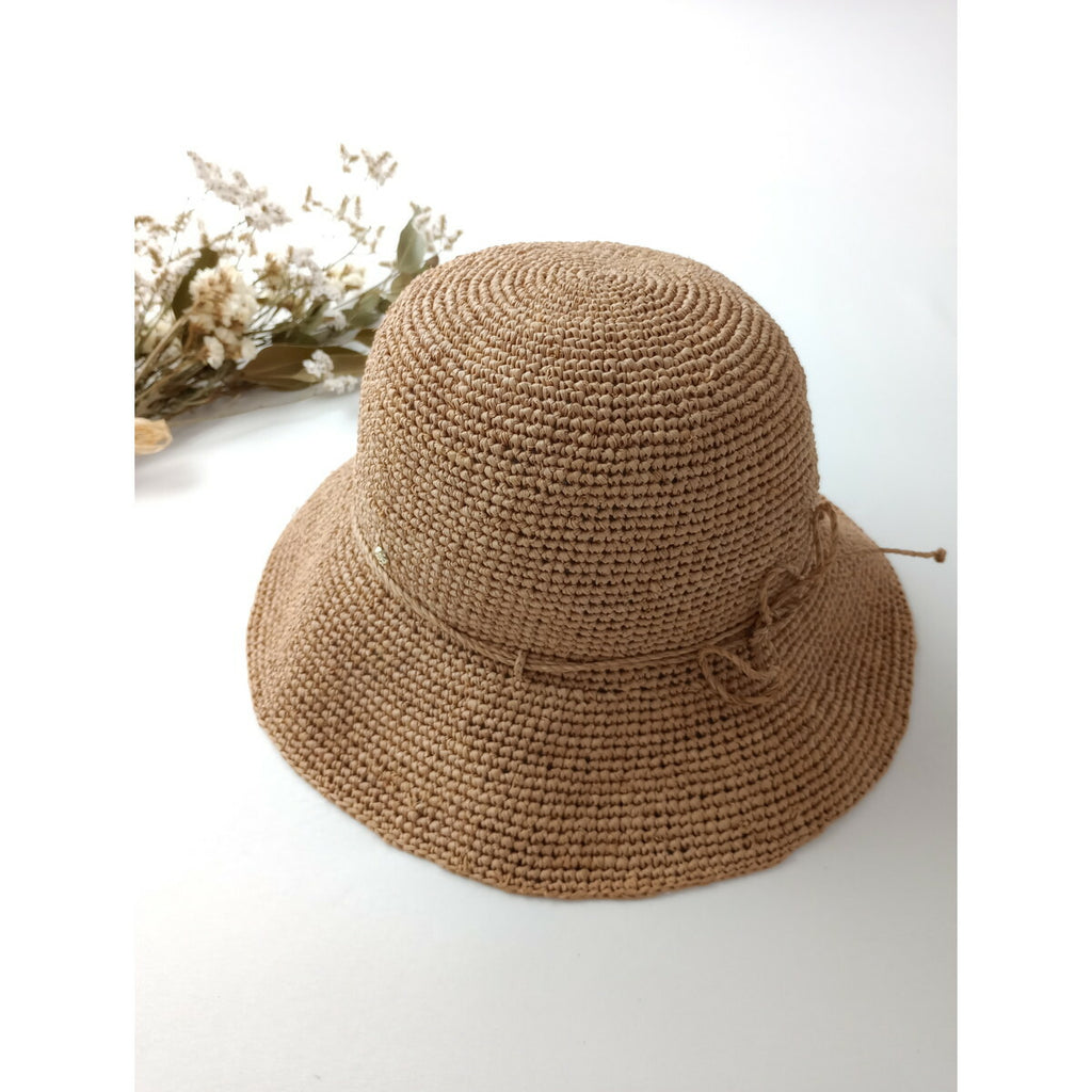 ヘレンカミンスキー HELEN KAMINSKI provence 8 ラフィア ハット 帽子 ベージュ 【中古】