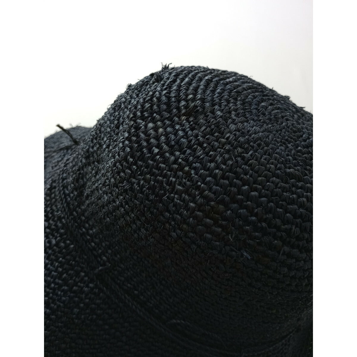 ヘレンカミンスキー HELEN KAMINSKI ラフィア ハット 麦わら帽子 ネイビー【中古】