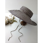 chisaki チサキ HAT Lein デットストック バオ ハット 帽子 グレー【中古】
