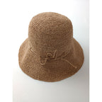 ヘレンカミンスキー HELEN KAMINSKI provence 8 ラフィア ハット 帽子 ベージュ 【中古】
