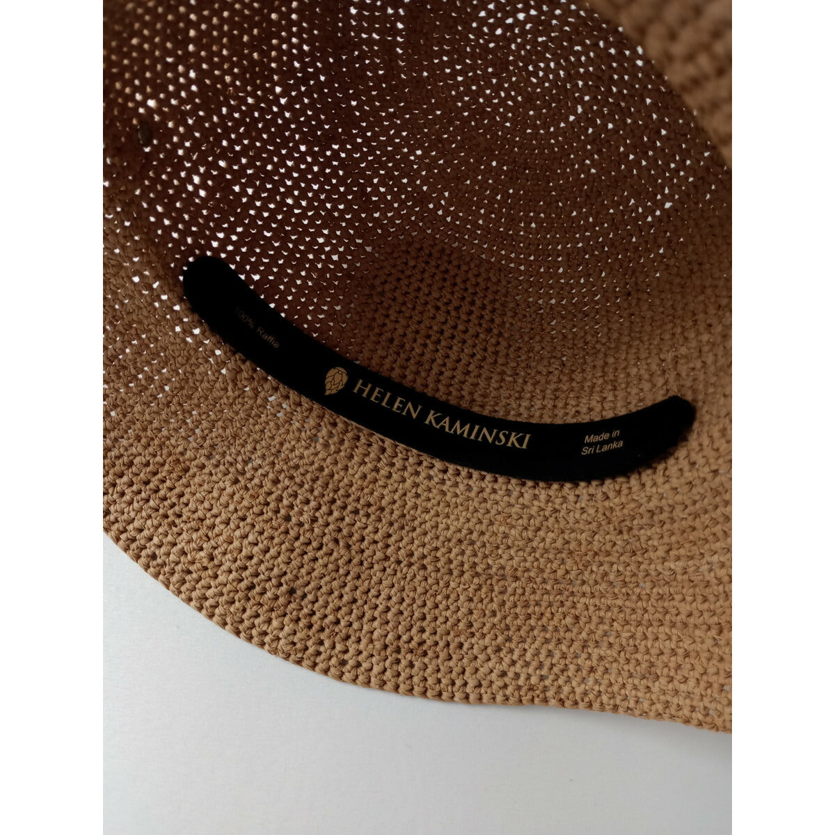 ヘレンカミンスキー HELEN KAMINSKI provence 8 ラフィア ハット 帽子 ベージュ 【中古】