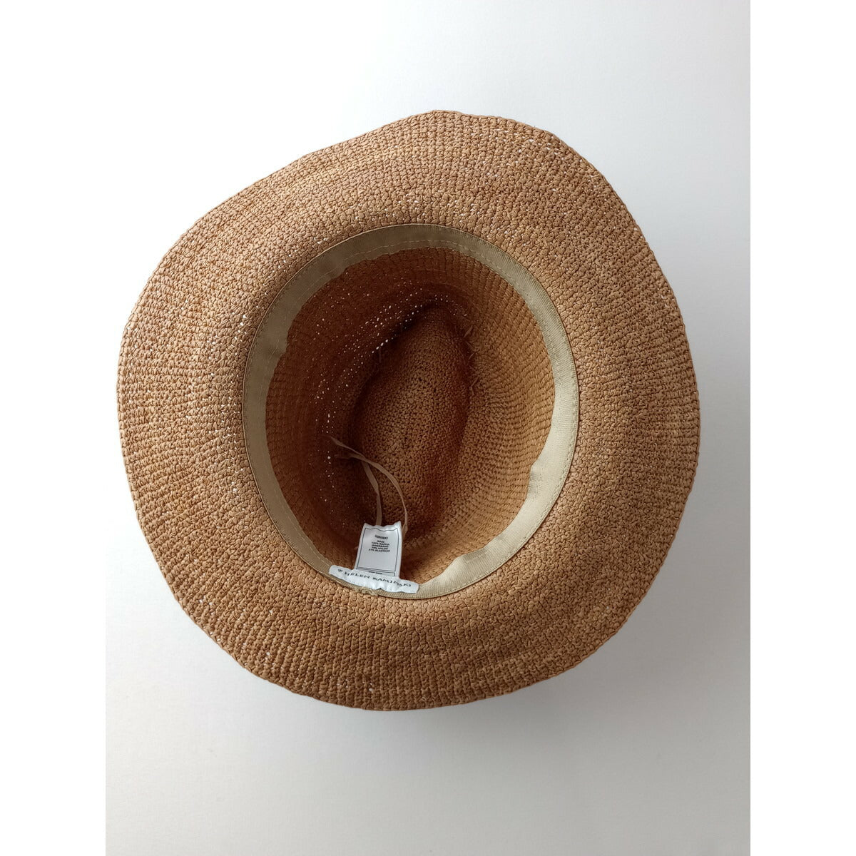 ヘレンカミンスキー HELEN KAMINSKI DESMONDA ラフィア ハット 帽子 ベージュ 麦わら帽子【中古】