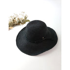 ヘレンカミンスキー HELEN KAMINSKI BILBAO WIDE BRIM ラフィア ハット 帽子 黒 ブラック (AM＋3802)【中古】