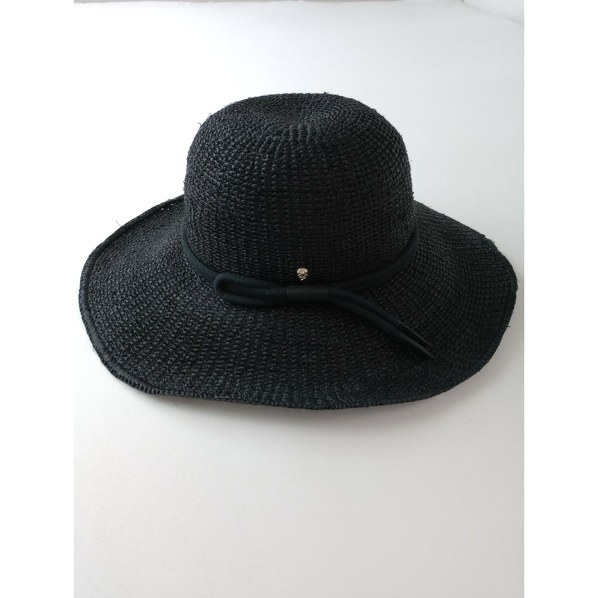 ヘレンカミンスキー HELEN KAMINSKI BILBAO WIDE BRIM ラフィア ハット 帽子 黒 ブラック【中古】