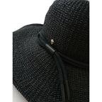 ヘレンカミンスキー HELEN KAMINSKI BILBAO WIDE BRIM ラフィア ハット 帽子 黒 ブラック (AM＋3802)【中古】