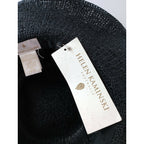ヘレンカミンスキー HELEN KAMINSKI BILBAO WIDE BRIM ラフィア ハット 帽子 黒 ブラック (AM＋3802)【中古】