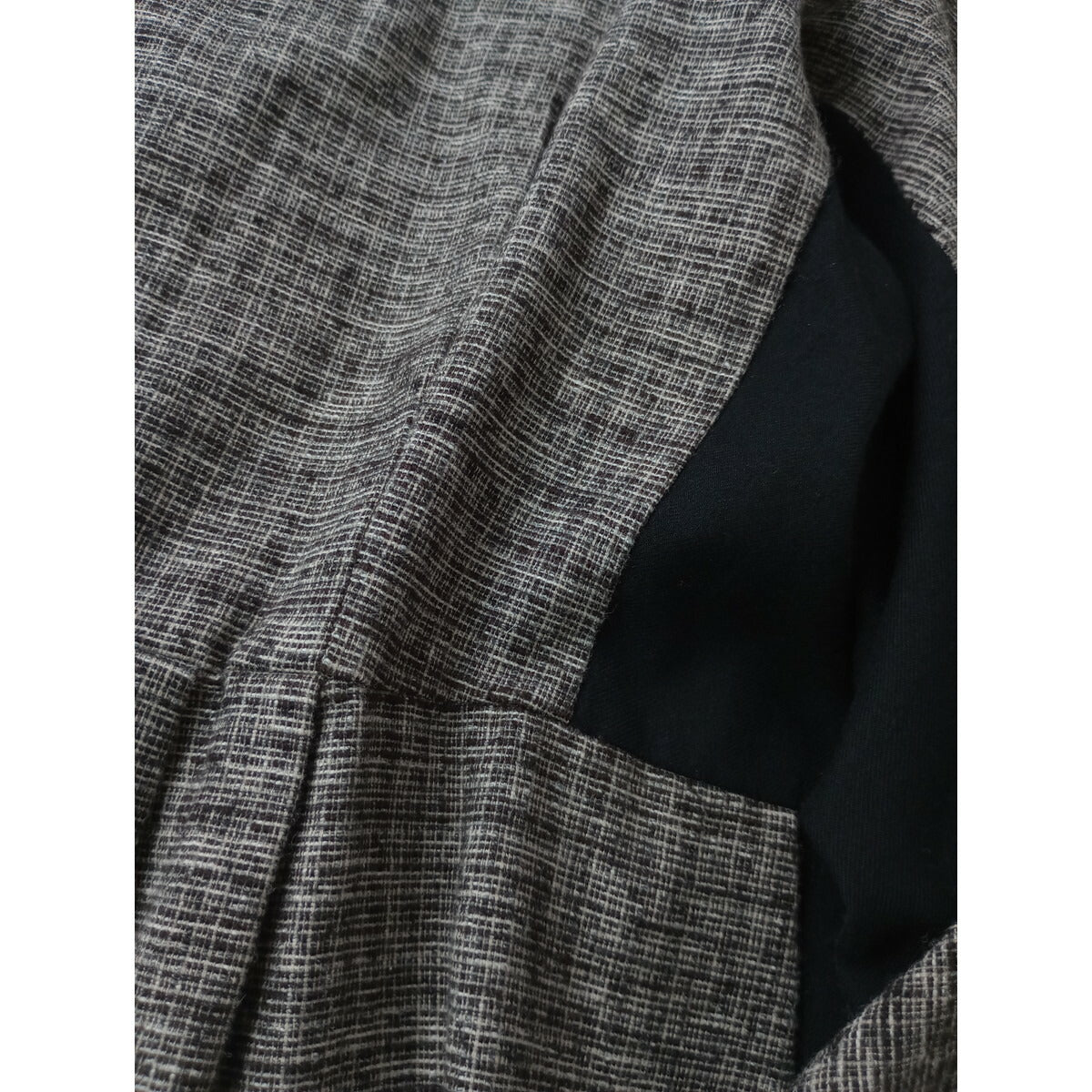 GASA ガサ 切り替え ドッキング ロング ワンピース 長袖(24T＋0561)【中古】