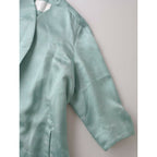 Mame Kurogouchi マメ クロゴウチ Landscape Silk Jacquard coat ランドスケープ シルク 混 ジャガード コート 羽織 ブルー 1【中古】