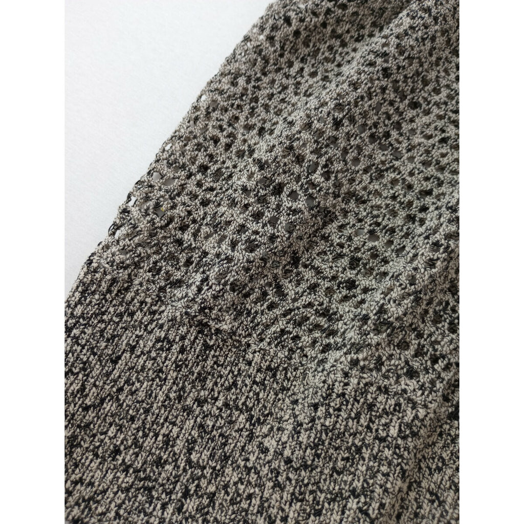 25SS RIM.ARK リムアーク Summer knit v neck tops サマーニット Vネック トップス ベスト 黒 ブラック アイボリー 38【中古】