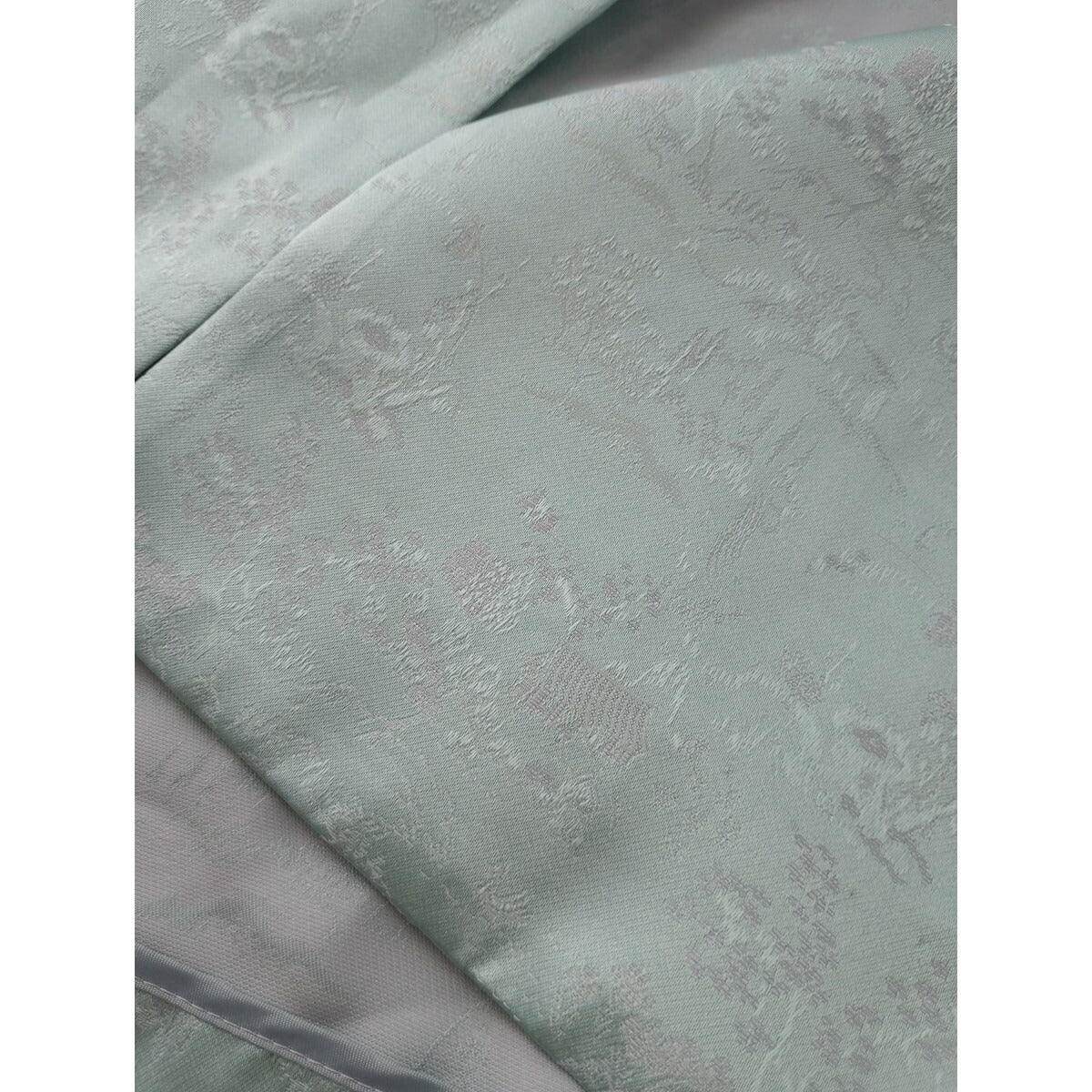 24SS Mame Kurogouchi マメ クロゴウチ Landscape Silk Jacquard coat ランドスケープ シルク 混 ジャガード コート 羽織 ブルー 1【中古】