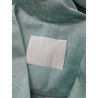 Mame Kurogouchi マメ クロゴウチ Landscape Silk Jacquard coat ランドスケープ シルク 混 ジャガード コート 羽織 ブルー 1【中古】