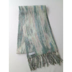 RIM.ARK リムアーク Water lilies jacquard stole ウォーター リリズ ジャカード ストール マフラー グリーン 【中古】