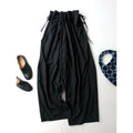 25SS RIM.ARK リムアーク Drawstring relax PT ドロスト リング リラックス パンツ 黒 ブラック 38【中古】