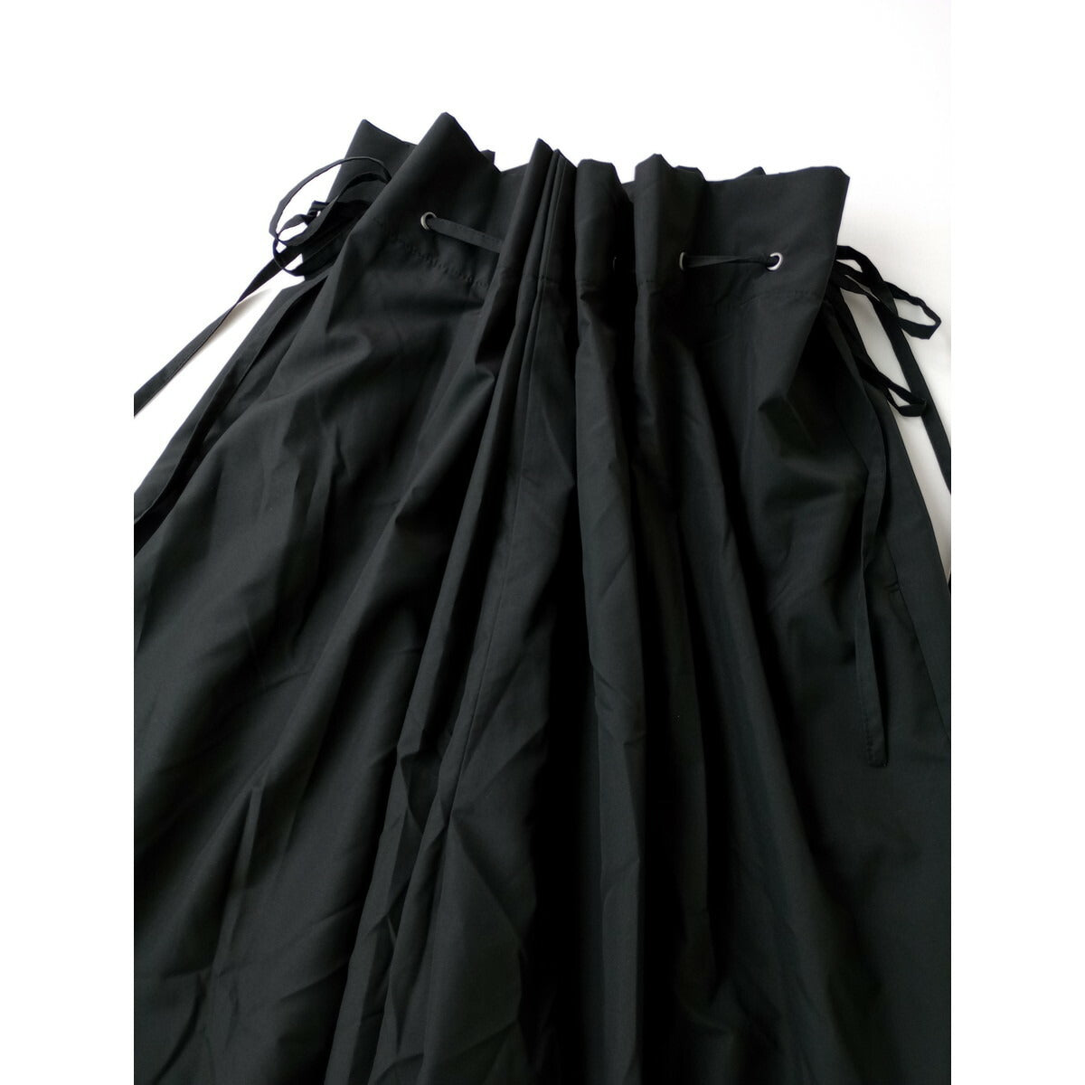 25SS RIM.ARK リムアーク Drawstring relax PT ドロスト リング リラックス パンツ 黒 ブラック 38【中古】