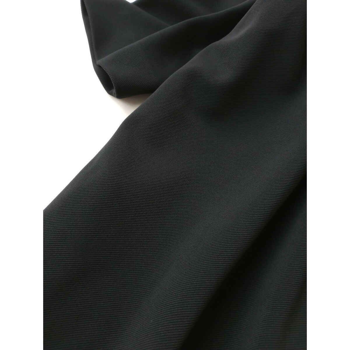 24AW RIM.ARK リムアーク Back v neck OP バックブイネック 半袖 ワンピース ロング ドレス 36 黒 ブラック 前後着 2WAY UVカット【中古】