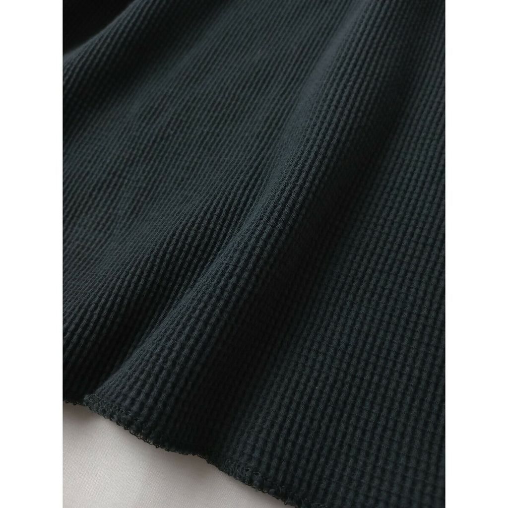 gasa grue ガサ グルー ワッフル ロング ワンピース 半袖 グレー【中古】