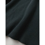 gasa grue ガサ グルー ワッフル ロング ワンピース 半袖 グレー【中古】
