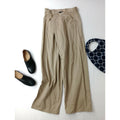 conte コンテ UNITED ARROWS ラップ チノ テーパードワイドパンツ ベージュ 38【中古】