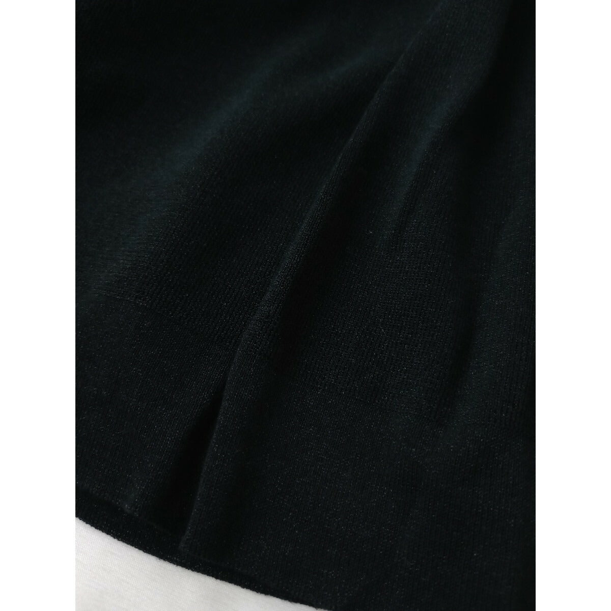 25SS MIESROHE ミースロエ シアー ワイド T ニット トップス 黒 ブラック【中古】