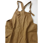atelier naruse アトリエナルセ cotton farmers salopette pants コットン綿 100％ ファーマーズ サロペットパンツ オールインワンベージュ【中古】