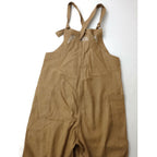 atelier naruse アトリエナルセ cotton farmers salopette pants コットン綿 100％ ファーマーズ サロペットパンツ オールインワンベージュ【中古】