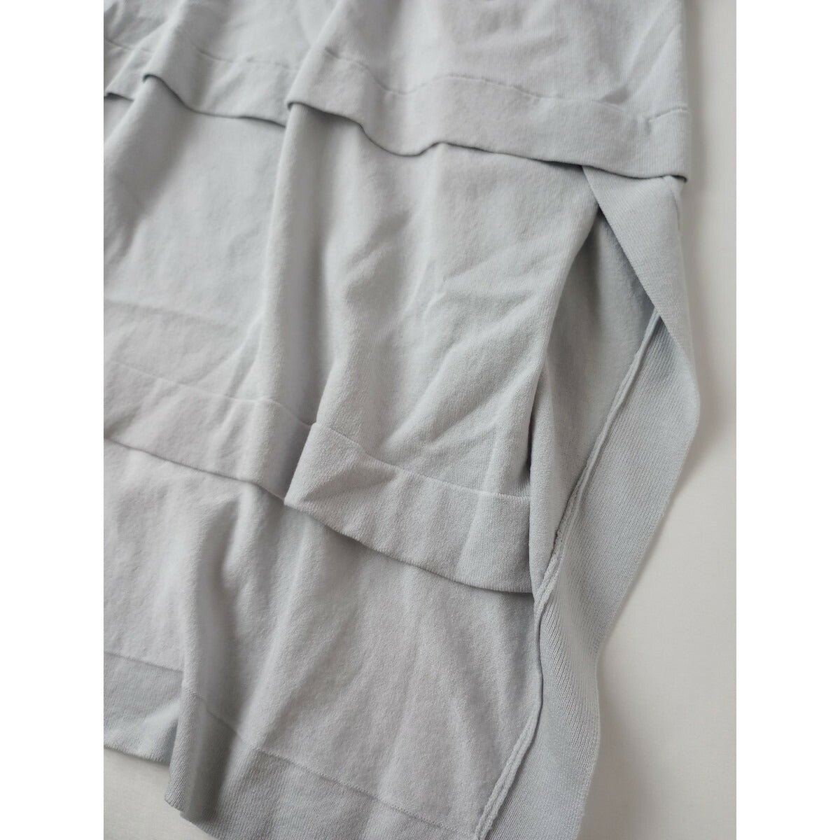 23SS LE PHIL ル フィル スムース ヴィス ニット トップス ライト グレー【中古】