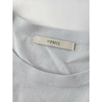 23SS LE PHIL ル フィル スムース ヴィス ニット トップス ライト グレー【中古】