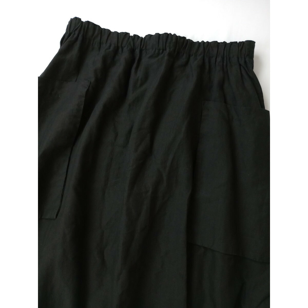 R&D.M.Co- オールドマンズテーラー GARMENT DYE POCKET SKIRT ロング スカート 黒 ブラック M【中古】