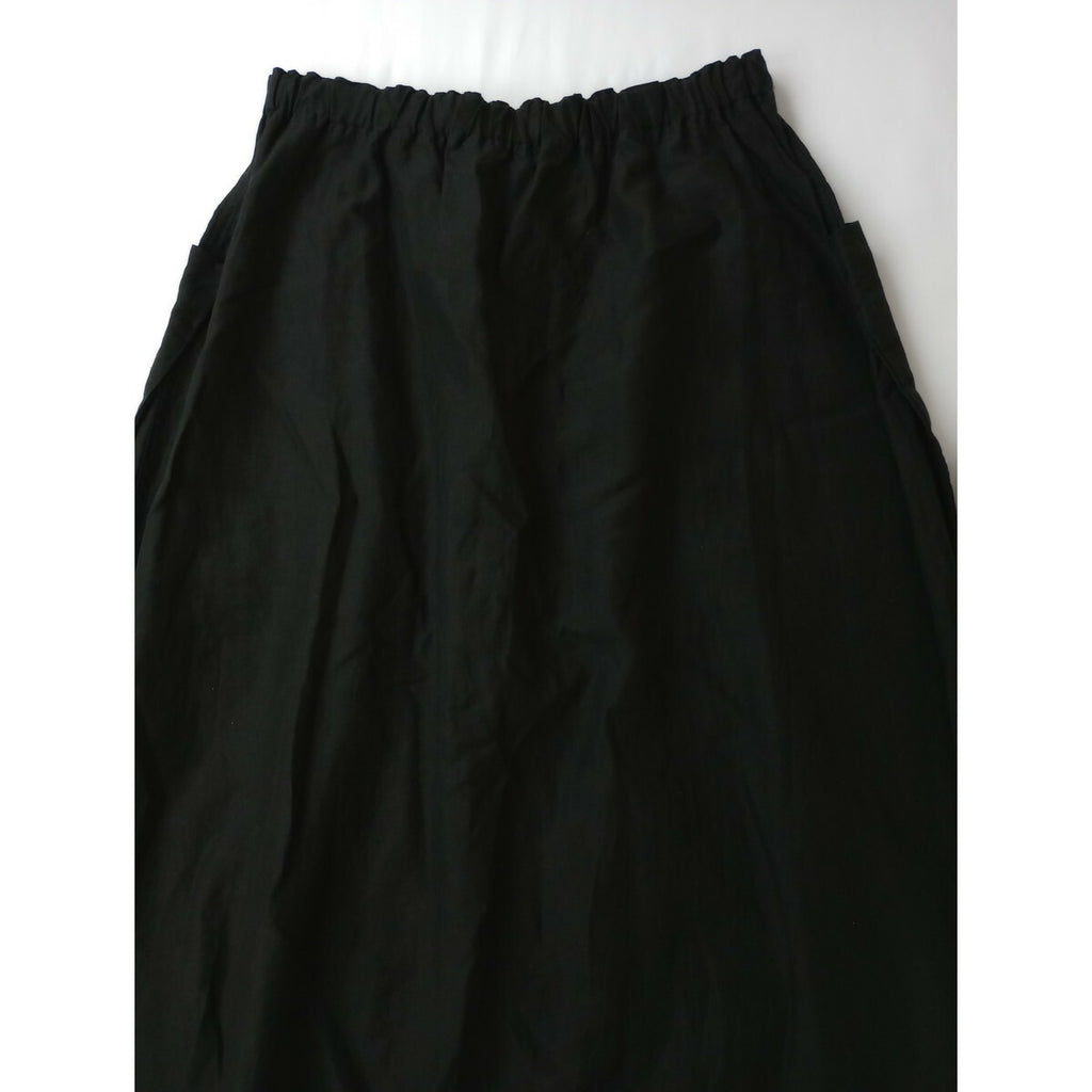 R&D.M.Co- オールドマンズテーラー GARMENT DYE POCKET SKIRT ロング スカート 黒 ブラック M【中古】