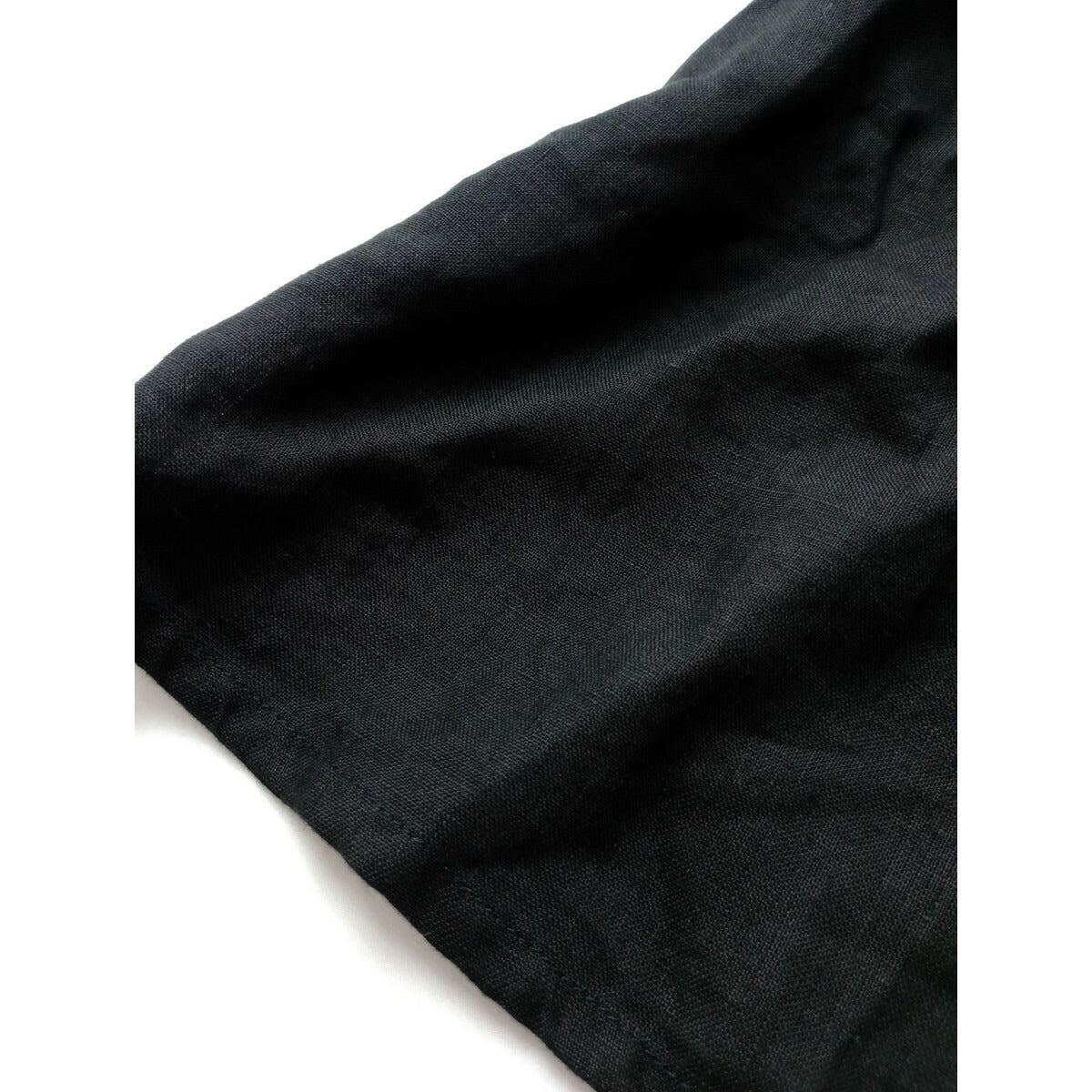 fog linen work フォグリネンワーク SAARA DRESS BLACK リトアニア リネン ロング ワンピース 黒 ブラック【中古】