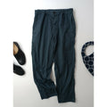 MHL. エムエイチエル  マーガレットハウエル SUPERFINE COTTON TWILL スーパーファイン コットン ツイル パンツ 0 ネイビー【中古】