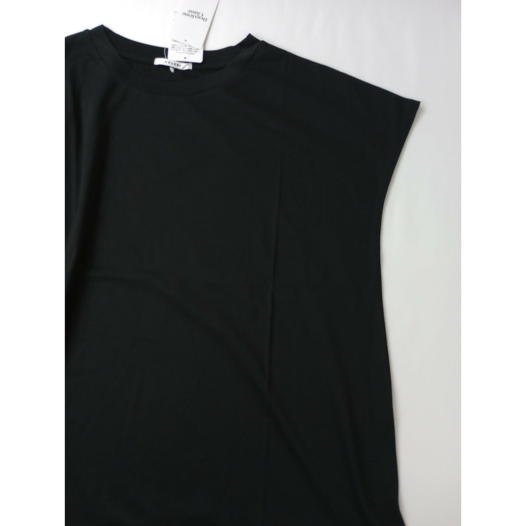 新品 25SS CELERI セルリ Deuxieme Classe ドゥーズィエムクラス CELERI フレンチスリーブ Tシャツ トップス カットソー 黒 ブラック