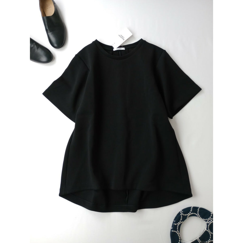 新品 25SS CELERI セルリ Deuxieme Classe ドゥーズィエムクラス Cocoon Oversized Tシャツ 半袖 トップス カットソー 黒 ブラック【中古】
