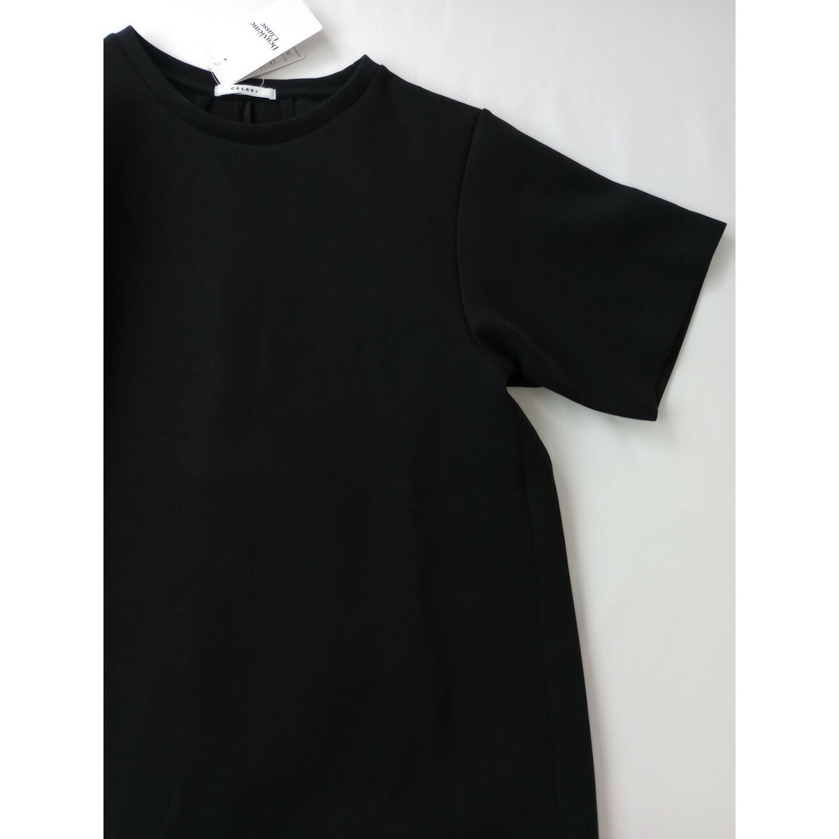 新品 25SS CELERI セルリ Deuxieme Classe ドゥーズィエムクラス Cocoon Oversized Tシャツ 半袖 トップス カットソー 黒 ブラック【中古】